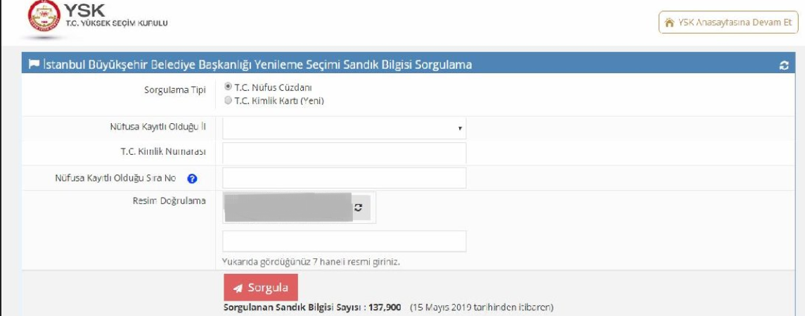 E-devlet 2023 YSK yurt içi seçmen kaydı sorgulama