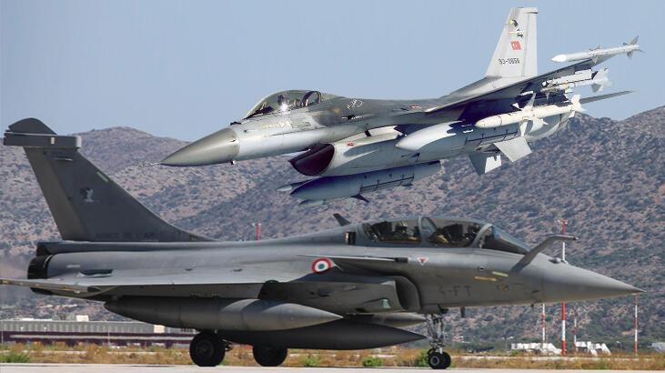 Atina'ya kötü haber! Türk F-16’ları Rafale’nin solunda uçacak