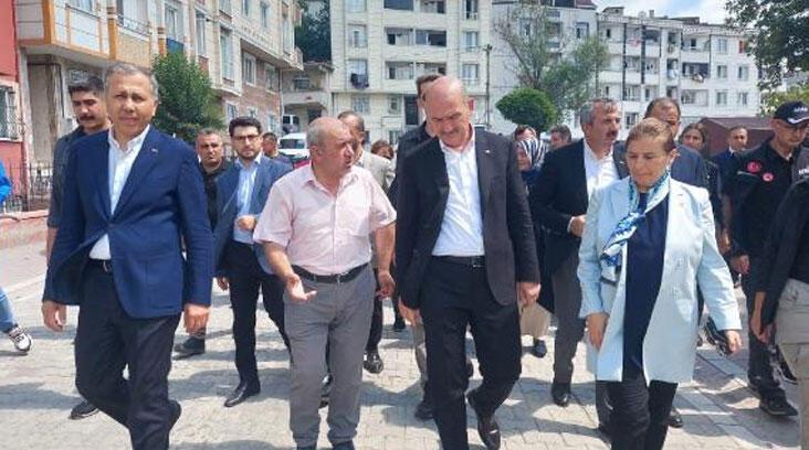 Bakan Soylu'dan sel bölgesinde inceleme