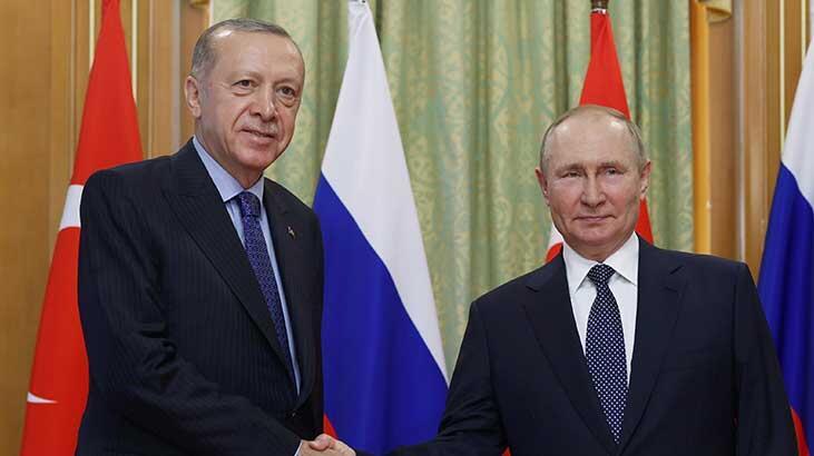 Cumhurbaşkanı Erdoğan ile Putin arasında kritik görüşme