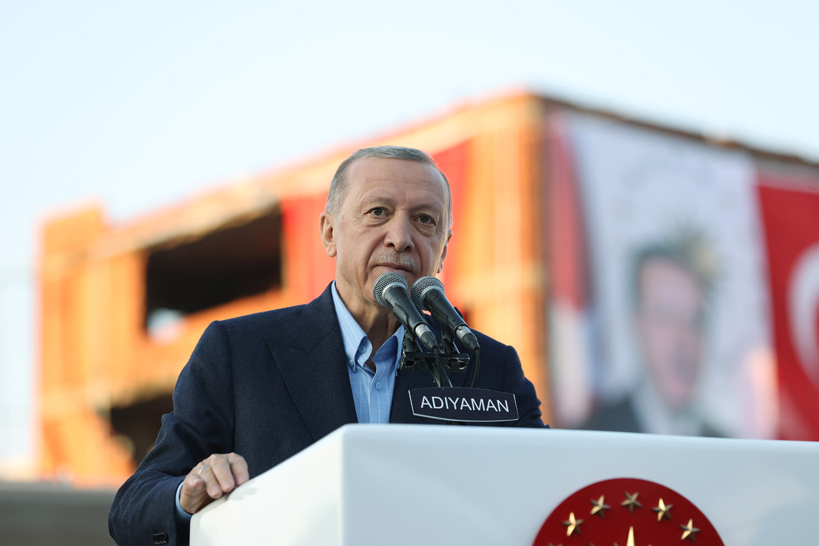 Cumhurbaşkanı Erdoğan, Adıyaman Yeni Afet Konutları Temel Atma Töreni’ne katıldı