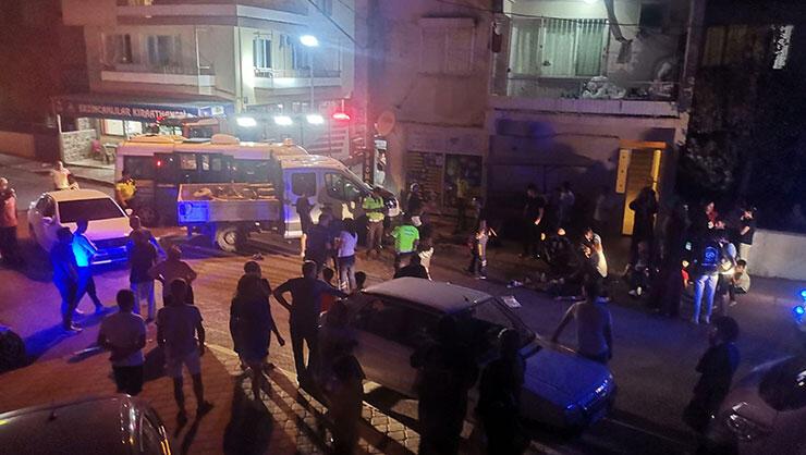 İzmir’de ortalık savaş alanına döndü! 12 kişi yaralandı