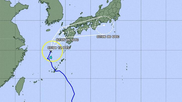 Japonya'da tayfun alarmı: 16 bin kişiye tahliye çağrısı