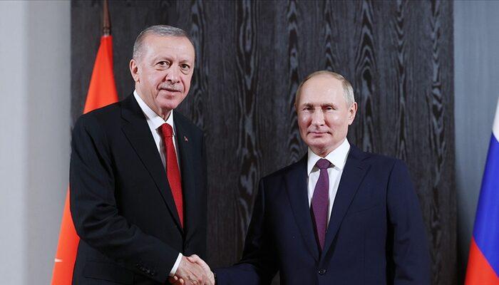 Cumhurbaşkanı Erdoğan Putin ile görüştü