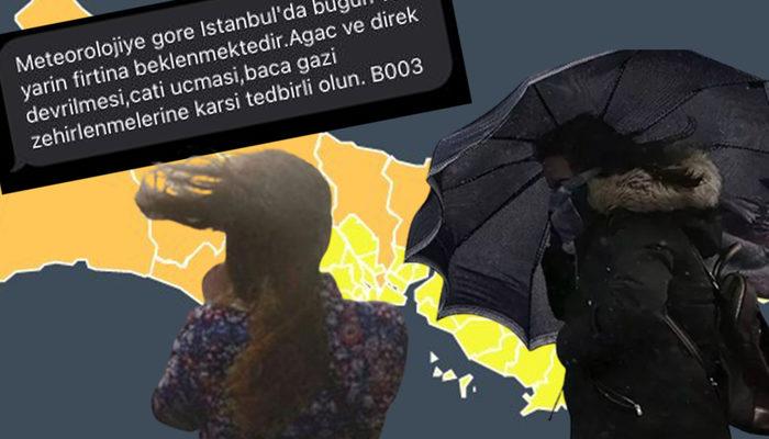 AFAD, Valilik ve İBB'den peş peş uyarılar: Dikkat fırtına yaklaşıyor